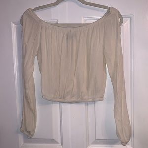 Off shoulder Crop Top